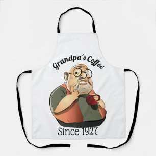 Tablier à café de papy personnalisé