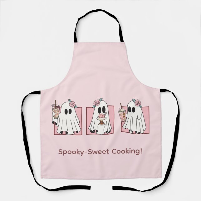 Tablier à impression Kawaii Halloween – Jolis fant (Recto)