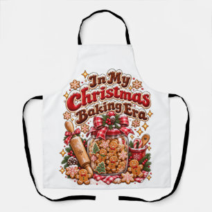 Tablier À mon ère de la pâtisserie de Noël Rétro Pain d'ép