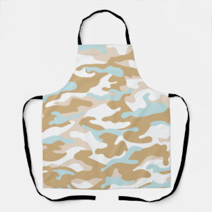 Tablier à motif de camouflage côtier