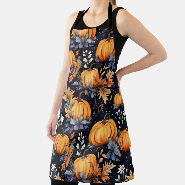 Tablier à motif de citrouille d'Halloween (Insitu)