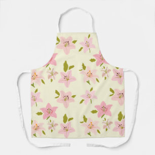 Tablier à motif de jardin floral coloré