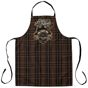 Tablier à motif flanelle de style lowrider Low and