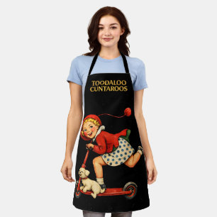 Tablier À plus tard Cuntaroos Humour Rétro Sarcastique Drô