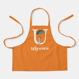 Tablier ABC du Dr Seuss : Lettre U - Blanc   Ajouter Votre