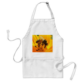 Tablier Abeille sur une fleur