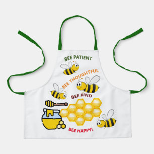Tablier Abeilles et miel heureux pour les enfants