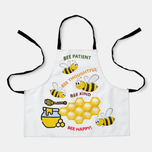 Tablier Abeilles et miel heureux pour les enfants