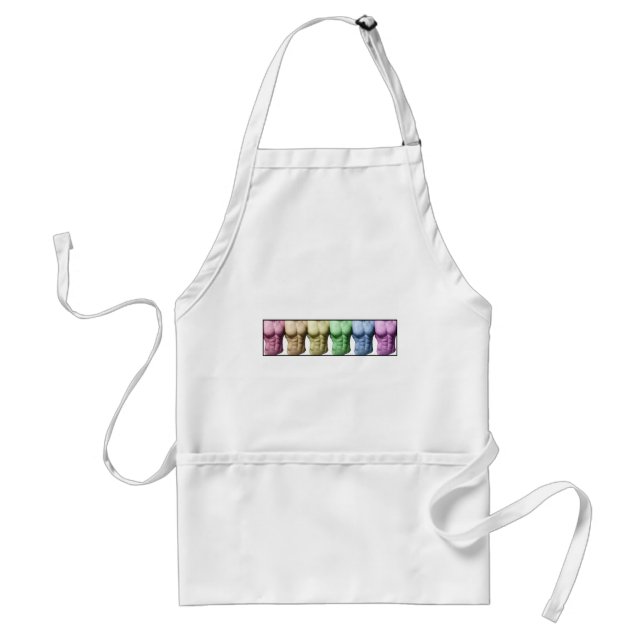 Tablier Abs arc-en-ciel (Devant)