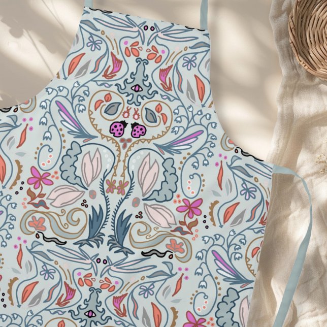 Tablier Abstract Nature Illustrated All-over Pattern (Créateur téléchargé)