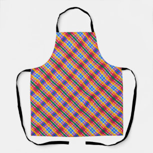 Tablier abstraction motif folklorique
