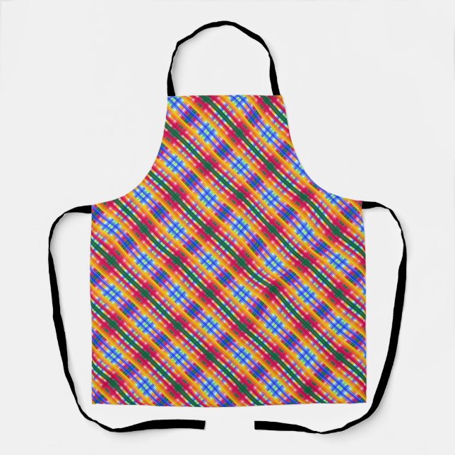 Tablier abstraction motif folklorique (Recto)