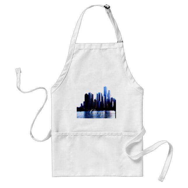 Tablier Abstrait des effets de Downtown Chicago (Devant)