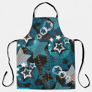 Tablier Abstrait grunge star motif Creative the backgrou