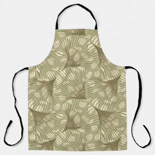 Tablier Abstraits plantes rusés sans couture motif. motif,