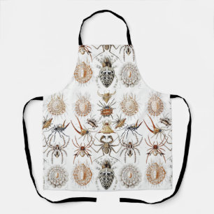 Tablier Academia Noire Haeckel Vintage Araignée Symétrie A