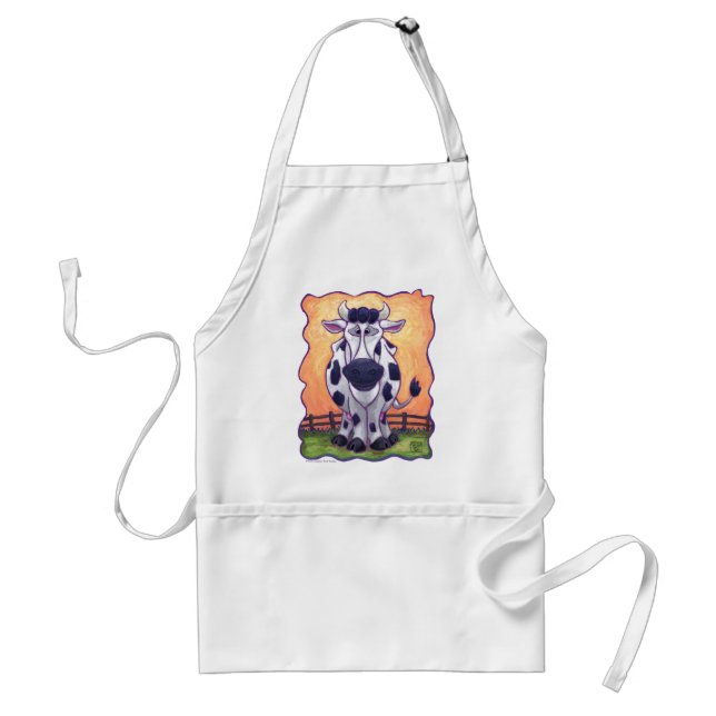 Tablier Accessoires Cuisine Cute Cow (Devant)