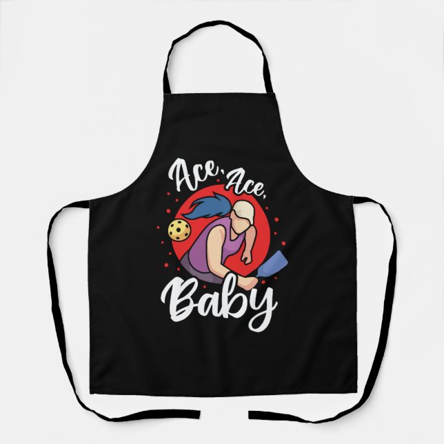 Tablier Ace Ace Baby - Vêtements de Pickleball (Recto)