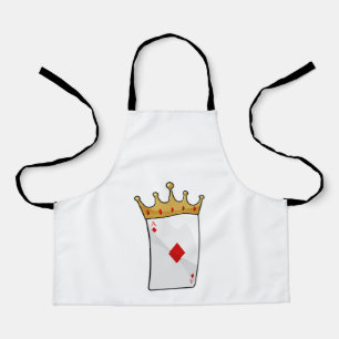 Tablier Ace diamant avec Couronne