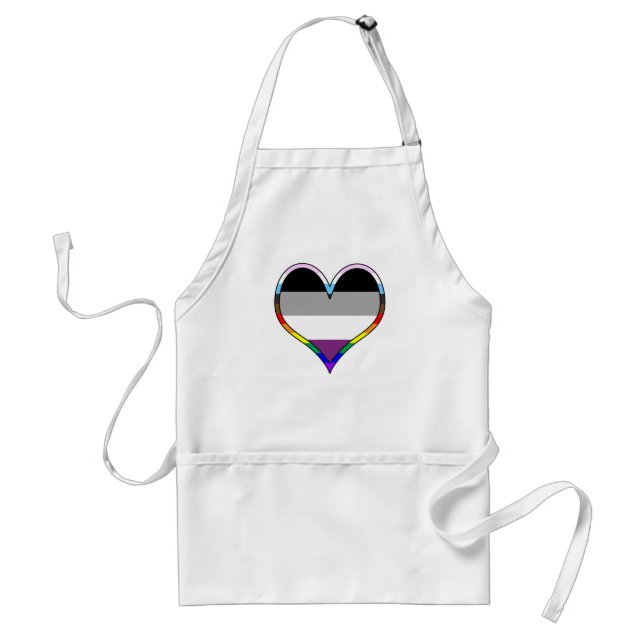 Tablier Ace Pride Coeur Adulte Apron (Devant)
