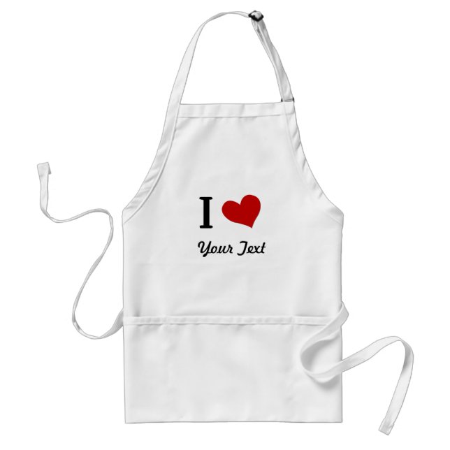 Tablier Adaptable I Heart Apron (Devant)
