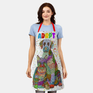 Tablier Adoption de chiens et de chats et Secourir Apron