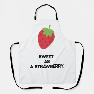 Tablier Adorable à Thème Fraise Tablier de Cuisi