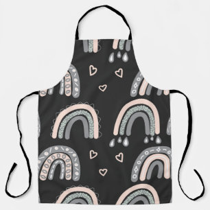 Tablier Adorable arc-en-ciel sans couture motif dans Scand