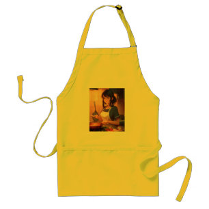 Tablier "Adorable Chef Anime Apron - Cute Girl Cuisine Amu