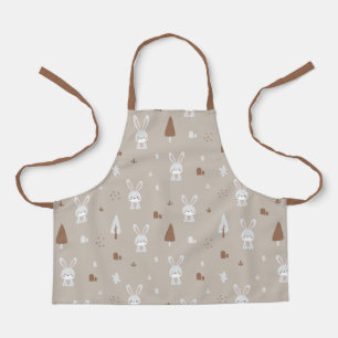 Tablier Adorable Lapin Enfants Motif Apron