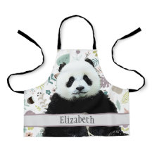 Adorable Panda Ours Nom Turquoise Enfants Animal