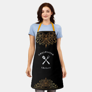 Tablier Adulte Personnalisé Moderne Rustique GRILL