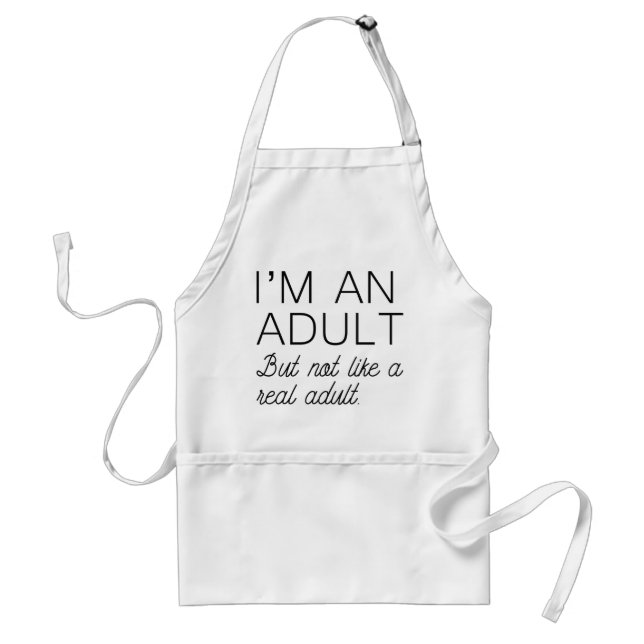 Tablier Adulte réel (Devant)