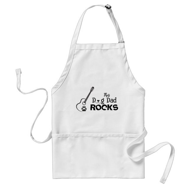 Tablier Adulte Rockin' Dog Dad (Devant)