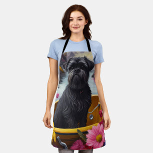 Tablier Affenpinscher Chien sur une pagaie : une aventure 