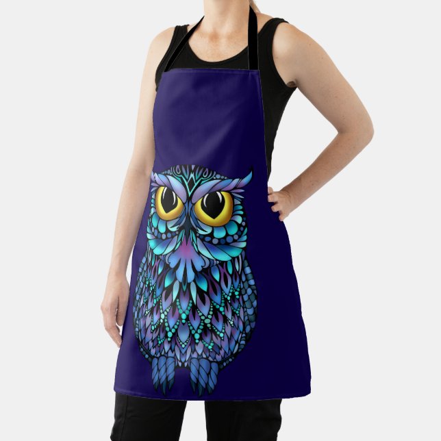Tablier Affiche d'art mural Mandala Hibou (Insitu)