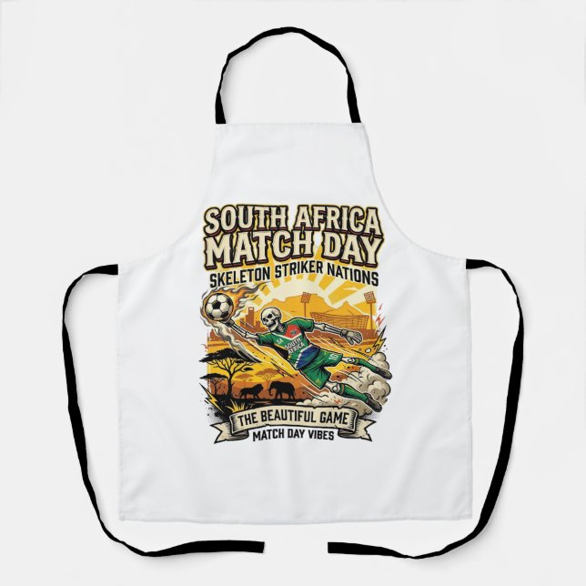 Tablier Afrique du Sud Match Day Skeleton Striker Nations  (Recto)