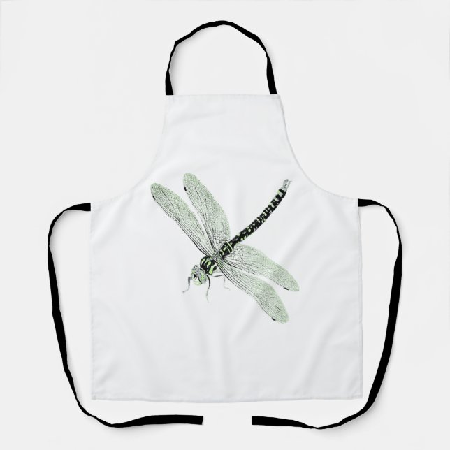 Tablier Agender Pride Vintage Dragonfly Art (Recto)