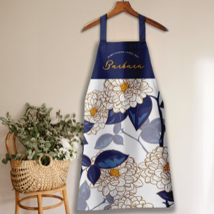 Tablier Agritourisme Floral Français Stylé Rustique Joli