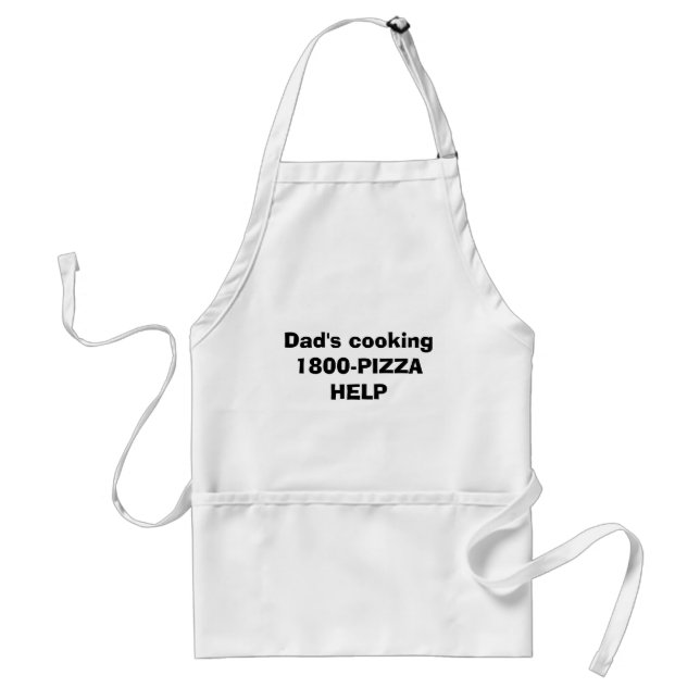 Tablier AIDE du cooking1800-PIZZA du papa (Devant)