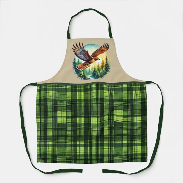 Tablier Aigle en vol mignon (Recto)