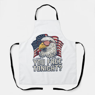 Tablier Aigle Patriotique Vous Êtes Libre Ce Soir T-Shirt