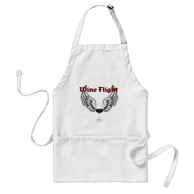 TABLIER AILES DE VOL DE VIN ET COPIE DE VIN ROUGE (Devant)