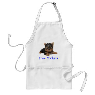 Tablier Aimer Yorkies Puppy Apron