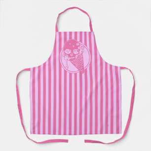 Tablier Aire de cône de crème glacée rose