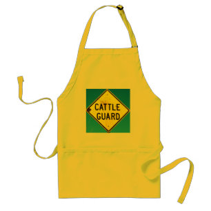 Tablier aire de garde du bétail jaune