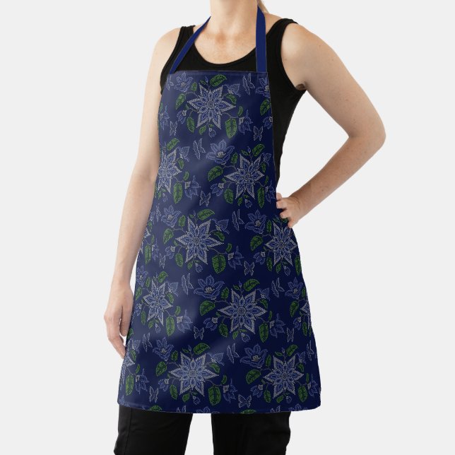 Tablier Aire de perles pour Métis Apron d'art tribal perso (Insitu)