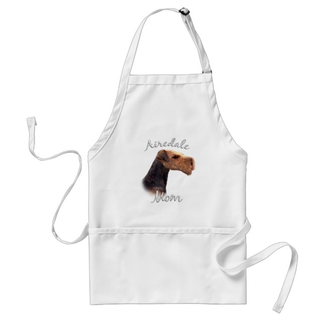 Tablier Airedale Terrier Maman 2 (Devant)