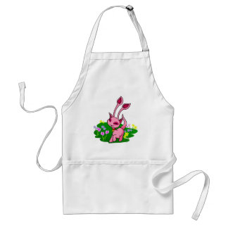 Tablier Aisha rose caracolant par des fleurs