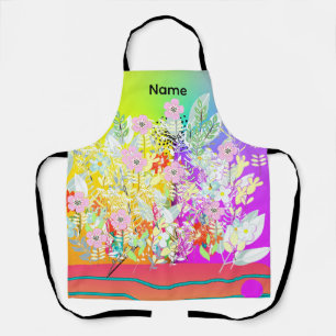 Tablier Ajouter un nom Florales Galore